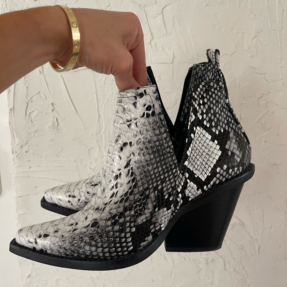 Jeffrey Campbell Snake Booties